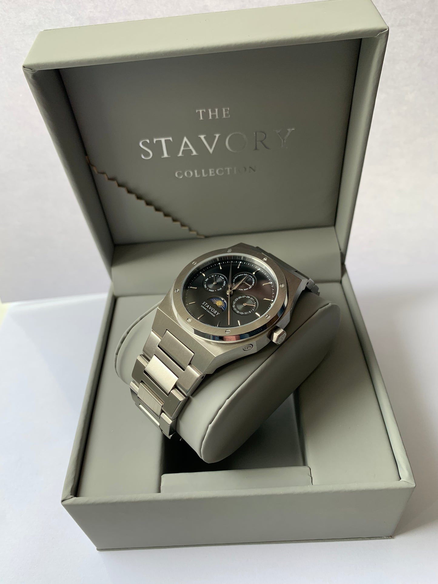 Automatisch horloge van STAVORY klassiek zwart