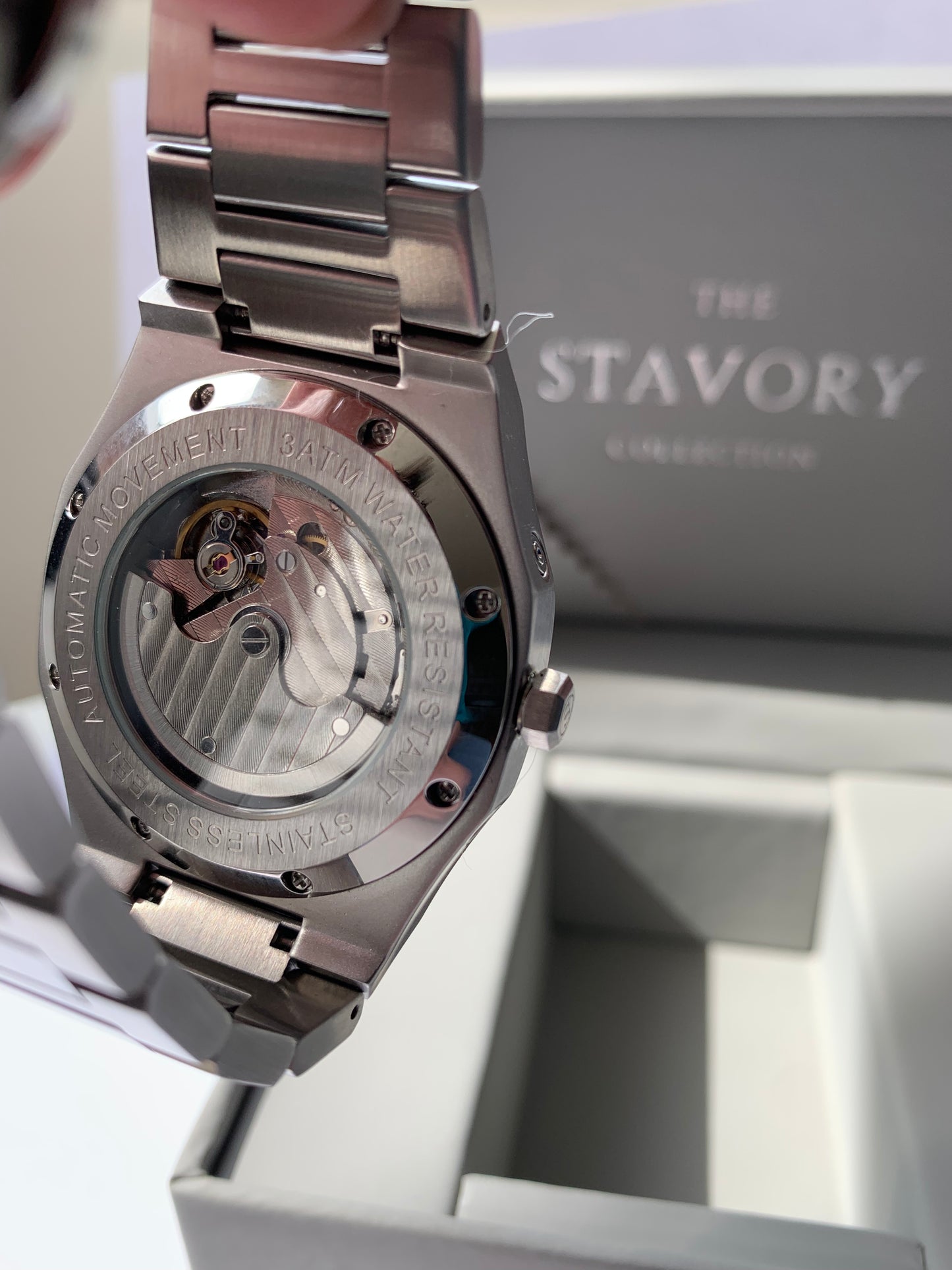 Automatisch horloge van STAVORY klassiek zwart