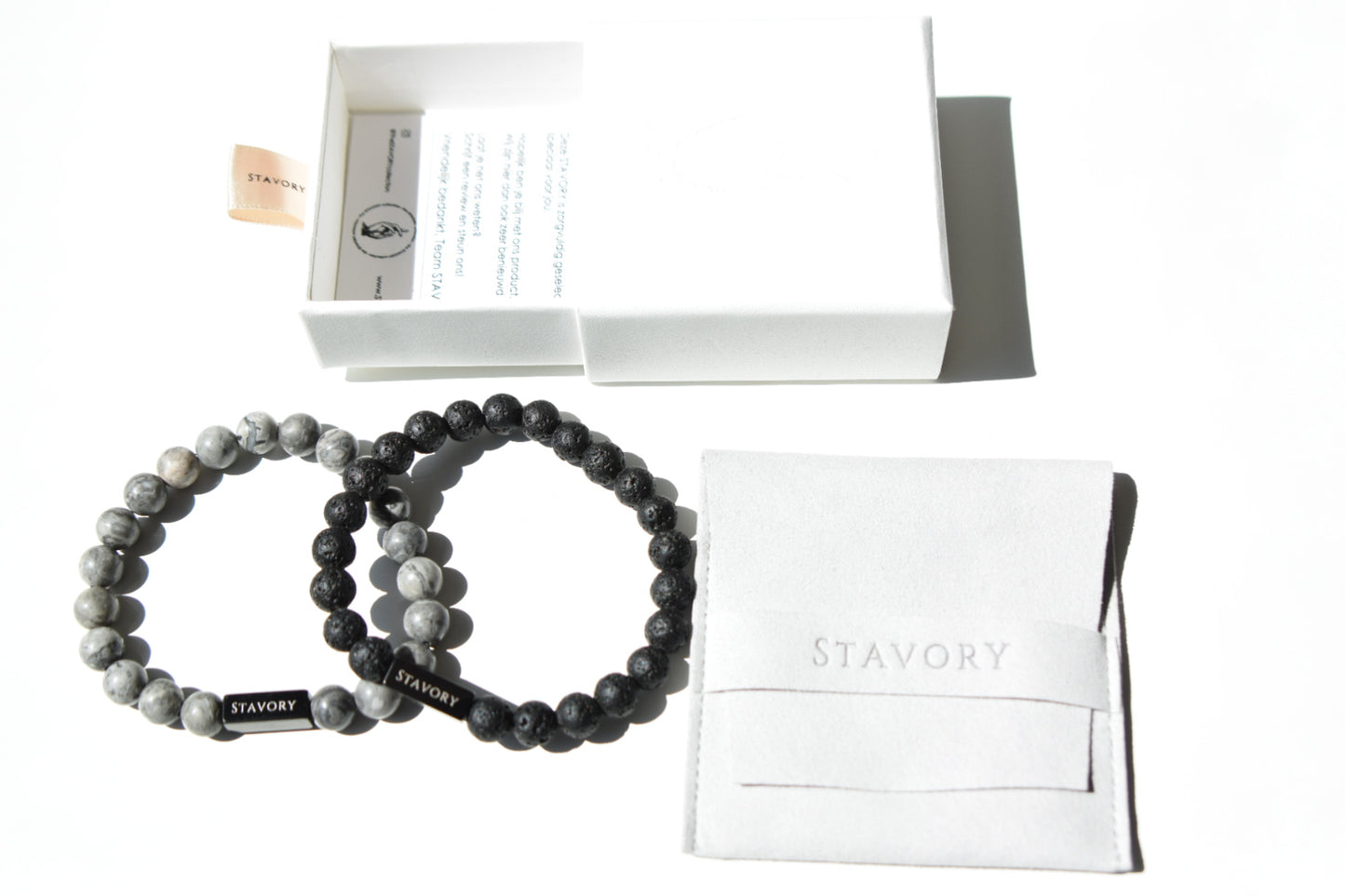Stavory lavasteen prosperity armband