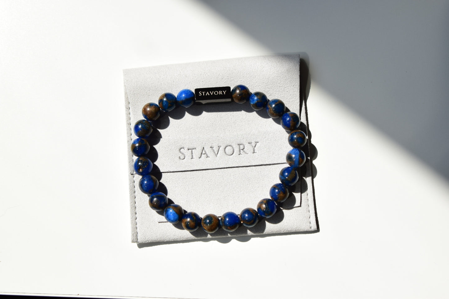 Stavory gold enamel agate prosperity bracelet